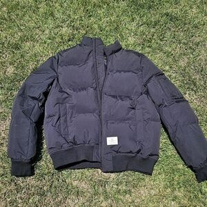 Alpha Industries/ Black Puffer Jacket/ XL